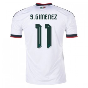 Camisolas México S.Gimenez 11 2º Equipamento Alternativa World Cup 2026 Manga Curta