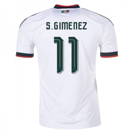 Camisolas México S.Gimenez 11 2º Equipamento Alternativa World Cup 2026 Manga Curta Camisolas México S.Gimenez 11 2º Equipamento Alternativa World Cup 2026 Manga Curta