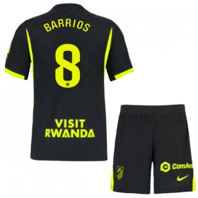 Camisolas Atlético Madrid Barrios 8 Criança 2º Equipamento Alternativa 2026-27 Manga Curta