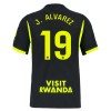 Camisolas Atlético Madrid J. Alvarez 19 Criança 2º Equipamento Alternativa 2026-27 Manga Curta