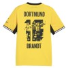 Camisolas Borussia Dortmund Brandt 10 1º Equipamento Principal 2026-27 Manga Curta Camisolas Borussia Dortmund Brandt 10 1º Equipamento Principal 2026-27 Manga Curta