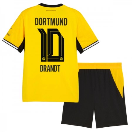 Camisolas Borussia Dortmund Brandt 10 Criança 1º Equipamento Principal 2026-27 Manga Curta Camisolas Borussia Dortmund Brandt 10 Criança 1º Equipamento Principal 2026-27 Manga Curta