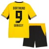 Camisolas Borussia Dortmund Guirassy 9 Criança 1º Equipamento Principal 2026-27 Manga Curta Camisolas Borussia Dortmund Guirassy 9 Criança 1º Equipamento Principal 2026-27 Manga Curta
