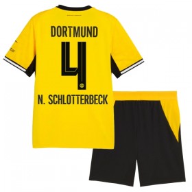 Camisolas Borussia Dortmund N. Schlotterbeck 4 Criança 1º Equipamento Principal 2026-27 Manga Curta