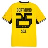 Camisolas Borussia Dortmund Sule 25 1º Equipamento Principal 2026-27 Manga Curta Camisolas Borussia Dortmund Sule 25 1º Equipamento Principal 2026-27 Manga Curta
