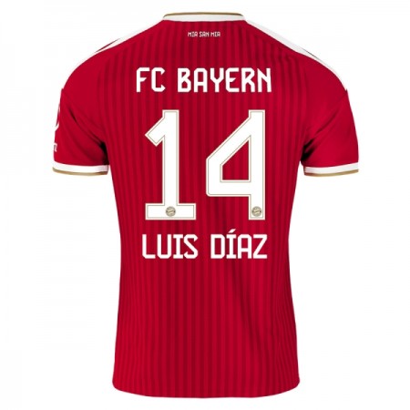 Camisolas FC Bayern de Munique Luis Diaz 14 1º Equipamento Principal 2026-27 Manga Curta Camisolas FC Bayern de Munique Luis Diaz 14 1º Equipamento Principal 2026-27 Manga Curta