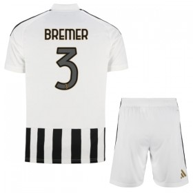 Camisolas Juventus Bremer 3 Criança 1º Equipamento Principal 2026-27 Manga Curta