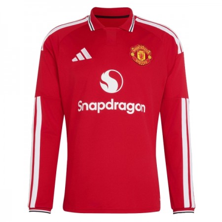 Camisolas Manchester United 1º Equipamento Principal 2026-27 Manga Comprida Camisolas Manchester United 1º Equipamento Principal 2026-27 Manga Comprida
