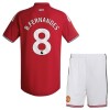 Camisolas Manchester United B. Fernandes 8 Criança 1º Equipamento Principal 2026-27 Manga Curta Camisolas Manchester United B. Fernandes 8 Criança 1º Equipamento Principal 2026-27 Manga Curta