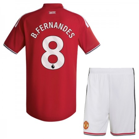 Camisolas Manchester United B. Fernandes 8 Criança 1º Equipamento Principal 2026-27 Manga Curta Camisolas Manchester United B. Fernandes 8 Criança 1º Equipamento Principal 2026-27 Manga Curta