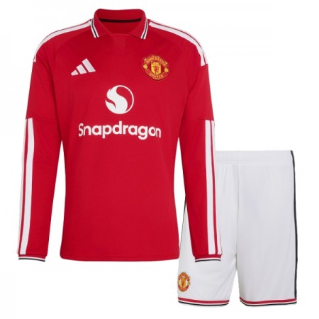 Camisolas Manchester United Criança 1º Equipamento Principal 2026-27 Manga Comprida Camisolas Manchester United Criança 1º Equipamento Principal 2026-27 Manga Comprida