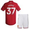 Camisolas Manchester United Mainoo 37 Criança 1º Equipamento Principal 2026-27 Manga Curta Camisolas Manchester United Mainoo 37 Criança 1º Equipamento Principal 2026-27 Manga Curta