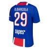 Camisolas Paris Saint-Germain Bradley Barcola 29 Criança 1º Equipamento Principal 2026-27 Manga Curta