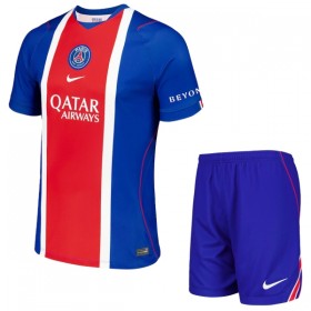 Camisolas Paris Saint-Germain Criança 1º Equipamento Principal 2026-27 Manga Curta