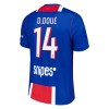 Camisolas Paris Saint-Germain Desire Doue 14 Criança 1º Equipamento Principal 2026-27 Manga Curta