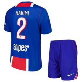 Camisolas Paris Saint-Germain Hakimi 2 Criança 1º Equipamento Principal 2026-27 Manga Curta