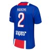 Camisolas Paris Saint-Germain Hakimi 2 Criança 1º Equipamento Principal 2026-27 Manga Curta