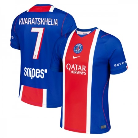 Camisolas Paris Saint-Germain Kvaratskhelia 7 1º Equipamento Principal 2026-27 Manga Curta Camisolas Paris Saint-Germain Kvaratskhelia 7 1º Equipamento Principal 2026-27 Manga Curta