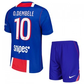 Camisolas Paris Saint-Germain O. Dembele 10 Criança 1º Equipamento Principal 2026-27 Manga Curta