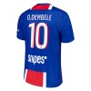 Camisolas Paris Saint-Germain O. Dembele 10 Criança 1º Equipamento Principal 2026-27 Manga Curta