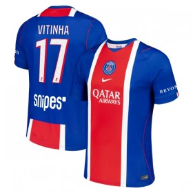 Camisolas Paris Saint-Germain Vitinha 17 1º Equipamento Principal 2026-27 Manga Curta