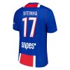 Camisolas Paris Saint-Germain Vitinha 17 1º Equipamento Principal 2026-27 Manga Curta