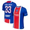 Camisolas Paris Saint-Germain Zaire Emery 33 1º Equipamento Principal 2026-27 Manga Curta Camisolas Paris Saint-Germain Zaire Emery 33 1º Equipamento Principal 2026-27 Manga Curta
