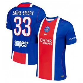 Camisolas Paris Saint-Germain Zaire Emery 33 1º Equipamento Principal 2026-27 Manga Curta