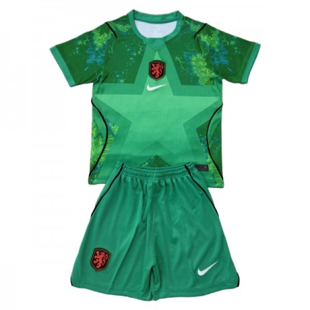 Camisolas Holanda Guarda Redes Criança 2º Equipamento Alternativa World Cup 2026 Manga Curta Camisolas Holanda Guarda Redes Criança 2º Equipamento Alternativa World Cup 2026 Manga Curta