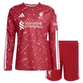 Camisolas Liverpool Criança 1º Equipamento Principal 2026-27 Manga Comprida