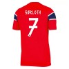 Camisolas Noruega Sorloth 7 1º Equipamento Principal World Cup 2026 Manga Curta Camisolas Noruega Sorloth 7 1º Equipamento Principal World Cup 2026 Manga Curta