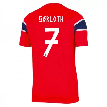 Camisolas Noruega Sorloth 7 1º Equipamento Principal World Cup 2026 Manga Curta Camisolas Noruega Sorloth 7 1º Equipamento Principal World Cup 2026 Manga Curta