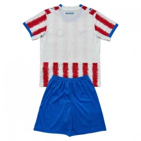 Camisolas Paraguay Criança 1º Equipamento Principal World Cup 2026 Manga Curta