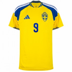 Camisolas Suécia Isak 9 1º Equipamento Principal World Cup 2026 Manga Curta