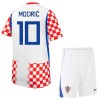Camisolas Croácia Modrić 10 Criança 1º Equipamento Principal World Cup 2026 Manga Curta Camisolas Croácia Modrić 10 Criança 1º Equipamento Principal World Cup 2026 Manga Curta