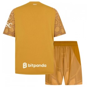 Camisolas AC Milan Guarda Redes Criança 1º Equipamento Principal 2026-27 Manga Curta
