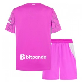 Camisolas AC Milan Guarda Redes Criança 2º Equipamento Alternativa 2026-27 Manga Curta