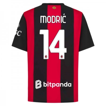 Camisolas AC Milan Modrić 14 1º Equipamento Principal 2026-27 Manga Curta Camisolas AC Milan Modrić 14 1º Equipamento Principal 2026-27 Manga Curta