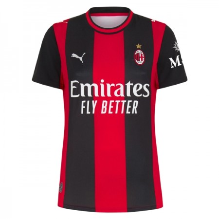 Camisolas AC Milan Mulher 1º Equipamento Principal 2026-27 Manga Curta Camisolas AC Milan Mulher 1º Equipamento Principal 2026-27 Manga Curta