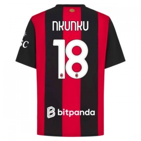 Camisolas AC Milan Nkunku 18 1º Equipamento Principal 2026-27 Manga Curta