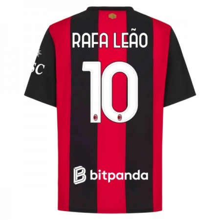Camisolas AC Milan Rafael Leao 10 1º Equipamento Principal 2026-27 Manga Curta Camisolas AC Milan Rafael Leao 10 1º Equipamento Principal 2026-27 Manga Curta