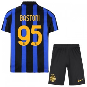 Camisolas Inter Milan Bastoni 95 Criança 1º Equipamento Principal 2026-27 Manga Curta