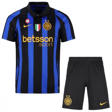 Camisolas Inter Milan Criança 1º Equipamento Principal 2026-27 Manga Curta Camisolas Inter Milan Criança 1º Equipamento Principal 2026-27 Manga Curta