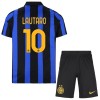 Camisolas Inter Milan Lautaro 10 Criança 1º Equipamento Principal 2026-27 Manga Curta Camisolas Inter Milan Lautaro 10 Criança 1º Equipamento Principal 2026-27 Manga Curta