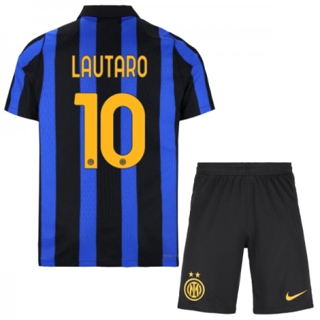 Camisolas Inter Milan Lautaro 10 Criança 1º Equipamento Principal 2026-27 Manga Curta Camisolas Inter Milan Lautaro 10 Criança 1º Equipamento Principal 2026-27 Manga Curta