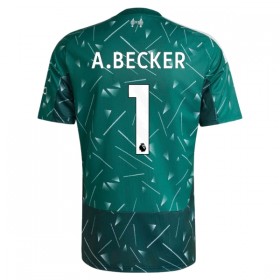Camisolas Liverpool A. Becker 1 Guarda Redes 1º Equipamento Principal Verde 2026-27 Manga Curta
