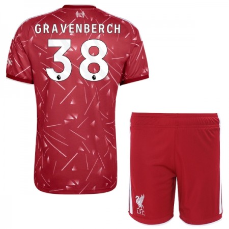 Camisolas Liverpool Gravenberch 38 Criança 1º Equipamento Principal 2026-27 Manga Curta
