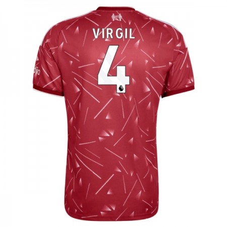 Camisolas Liverpool Virgil 4 1º Equipamento Principal 2026-27 Manga Curta Camisolas Liverpool Virgil 4 1º Equipamento Principal 2026-27 Manga Curta
