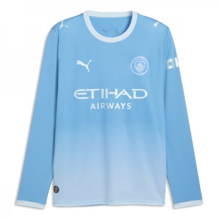 Camisolas Manchester City 1º Equipamento Principal 2026-27 Manga Comprida