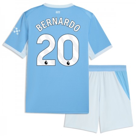 Camisolas Manchester City Bernardo 20 Criança 1º Equipamento Principal 2026-27 Manga Curta